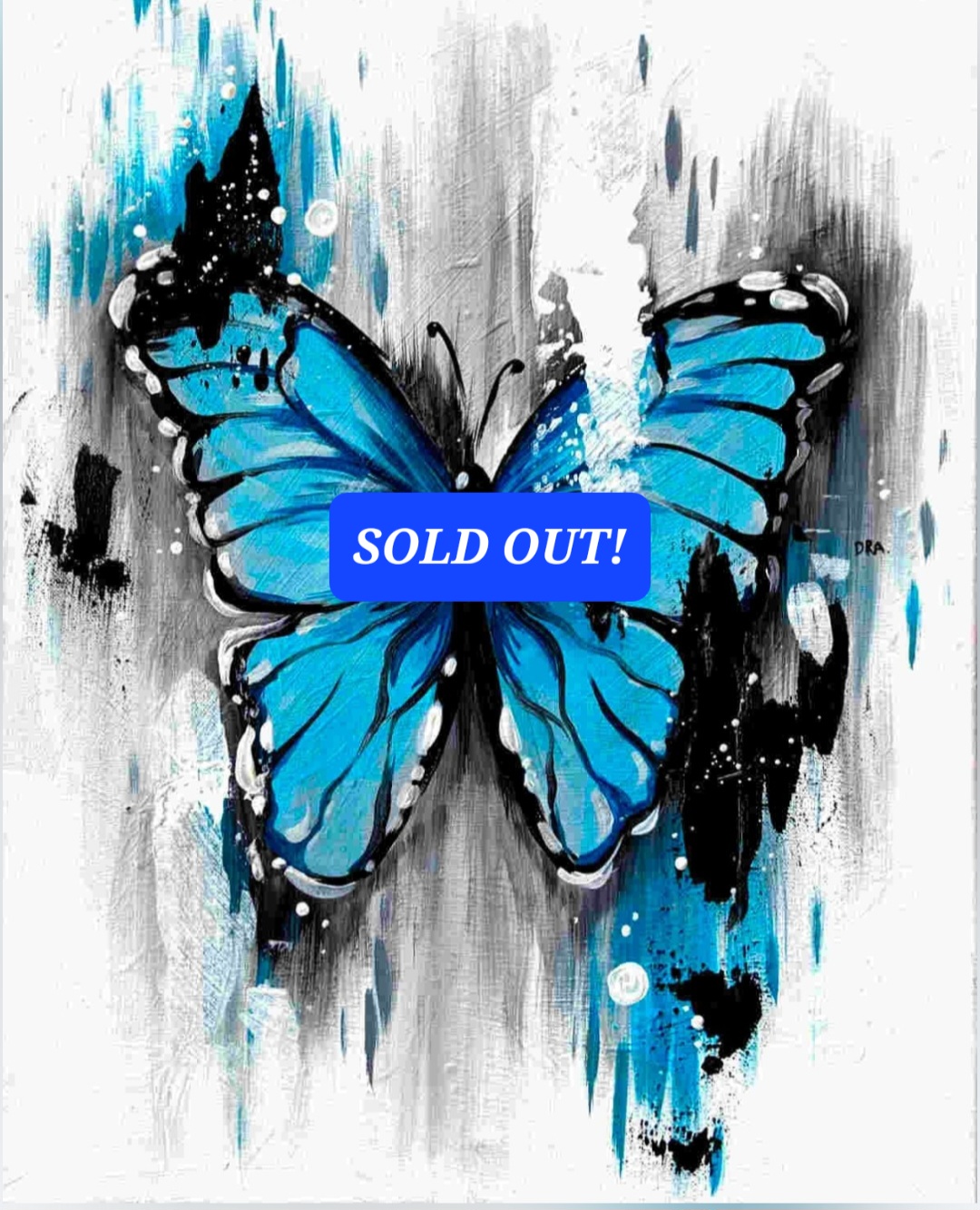 Blue Butterfly | CreativeCanvas.Ca